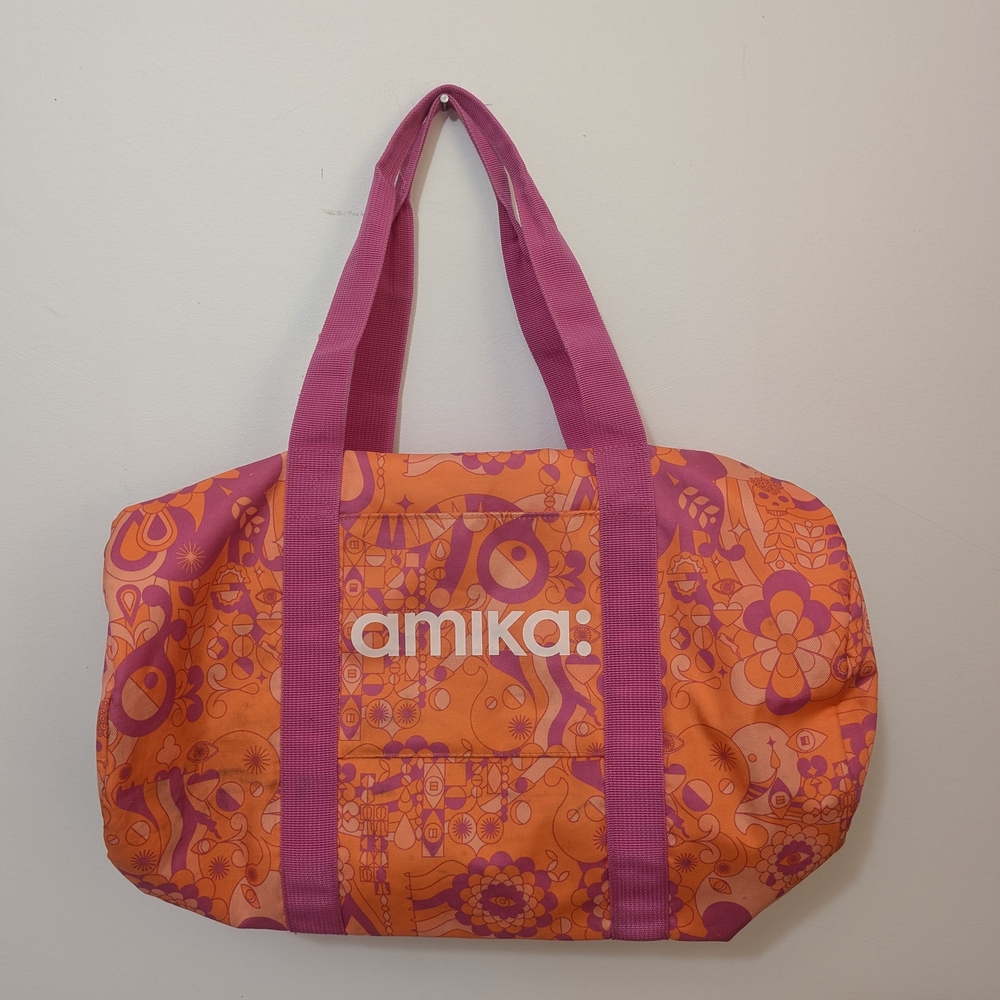 Amika Orange and Pink Women's Bag